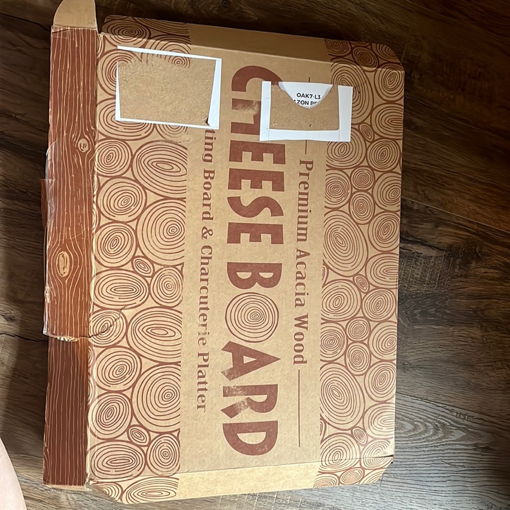 Acacia wood charcuterie and cutting board